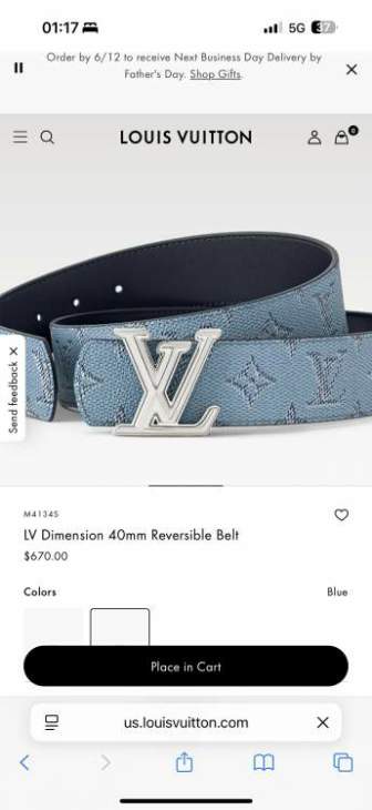 Picture of Louis Vuitton Belts _SKUfw203560515fw